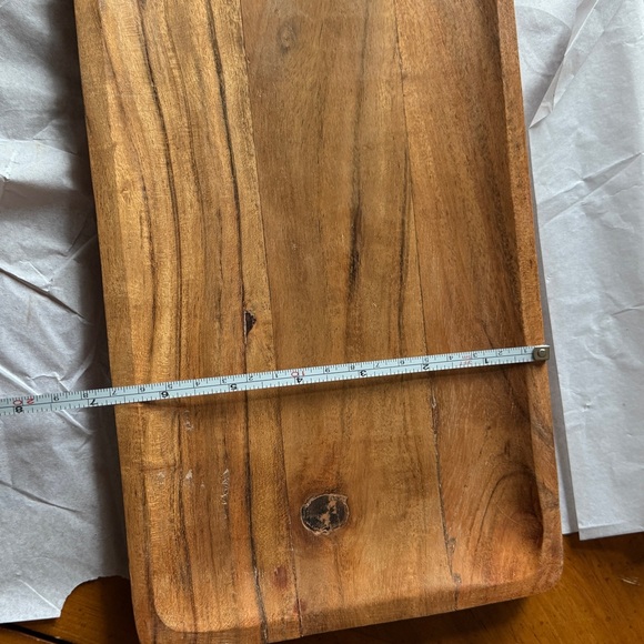 To the Market Buy the Change You Want to See wooden tray - Picture 4 of 6